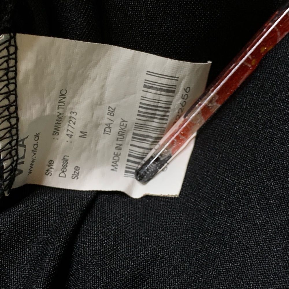 Vila Layered Button Up Oversized Tunic Medium - Picture 7 of 8